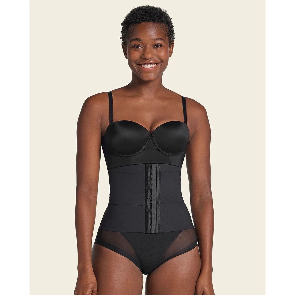 Leonisa NWT 3-Belt Custom Waist Cincher with Lumbar Support M/L